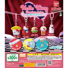 ハローキティ アメリカンデザインめじるしアクセサリー　全5種フルコンプセット【19】ガチャ