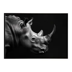 【A3サイズ（約30×42cm）】【lh-poster-6864】Rhinoceros サイ リノ サバンナ アフリカ 草原 自然 ネイチャー 動物 アニマル 野生動物 インテリア フォト 