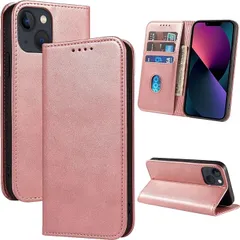 新品 iPhone13 Pro Max 手帳型ケース カードポケット付き マグネット式 カード収納 スタンド機能  ピンク