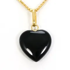 K18YG ネックレス オニキス 総重量約4.0g 約40cm