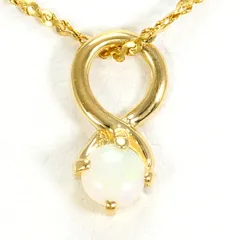 K18YG ネックレス オパール 総重量約1.4g 約40cm