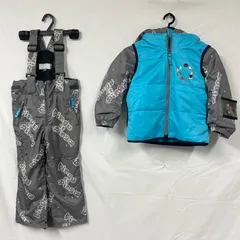 フェニックス　105～125cm　120サイズ　サイズ調整機能付き　ジュニア スキーウェア ピングー ロゴ キッズ 子ども スリーピース スノーウェア　スノボウェア　ブルー　21