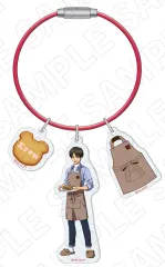 【新品】キーホルダー エレン・イェーガー 3 o’clock ワイヤーアクリルキーホルダーリング 「進撃の巨人」