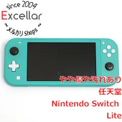 [bn:17] 任天堂　Nintendo Switch Lite(ニンテンドースイッチ ライト)　HDH-S-BAZAA　ターコイズ　本体のみ　ゴムなし・液晶画面いたみ