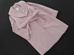 KUMIKYOKU 組曲 ウール混 ショールカラー コート size1/ピンク ◇■ レディース