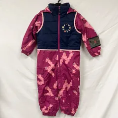 フェニックス　95～115cm　110サイズ　ジュニア スキーウェア ピングー ロゴ キッズ 子ども　スノーウェア　スノボウェア　つなぎタイプ　ピンク　25