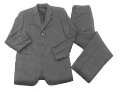 Paul Smith ポールスミス シルク混 セットアップ ジャケット パンツ スーツ sizeL/チャコール ◇■ メンズ
