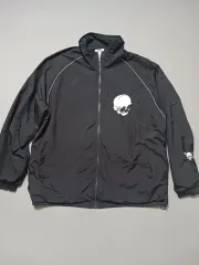 Free! ヴィンテージ ドクロ刺繍 ナイロン 起毛 ウィンドブレーカー ジャケット