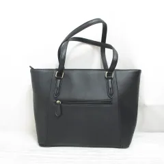 洋服の青山 n-line precious ワンショルダー トート バッグ ビジネス リクルート 黒 ブラック 裏地付き