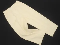 NATURAL BEAUTY BASIC ナチュラルビューティーベーシック ワイド クロップド パンツ sizeS/オフホワイト ■◇ レディース