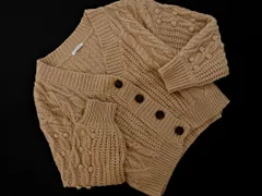 OLIVE des OLIVE オリーブデオリーブ ケーブル編み カーディガン sizeF/ベージュ ◇■ レディース