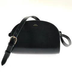 【中古品】A.P.C. アーペーセー HALF MOON SHOULDER BAG ハーフ ムーン ショルダーバッグ カバン 【188-250913-na-15-tag】