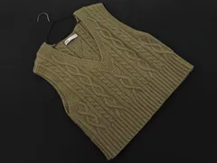 ZARA ザラ ニット ベスト sizeM/薄緑 ◇■ レディース