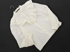ZARA ザラ フリル ブラウス シャツ sizeS/白 ■◇ レディース