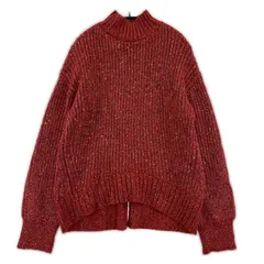 a day in the life アデイインザライフユナイテッドアローズ ミックス糸 ニット size表記なし/レッド系