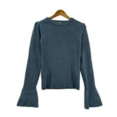 CIAOPANIC TYPY チャオパニックティピー フレアスリーブ リブニット sizeONE/ライトブルー