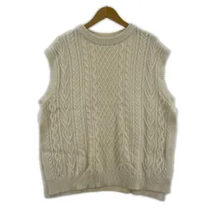 B:MING LIFE STORE by BEAMS ビーミングバイビームス ケーブル編みニットベスト sizeONESIZE/アイボリー
