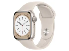 Apple Watch Series 8 GPSモデル 41mm MNP63J/A [スターライトスポーツバンド]中古品、送料無料、台数限定！