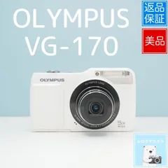 オリンパス OLYMPUS VG-170 ホワイト　動作確認済み【994】 OLYMPUS VG-170 - メルカリ