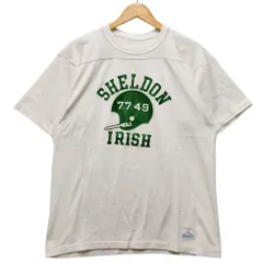 CHAMPION チャンピオン ヴィンテージ フットボール Tシャツ 半袖 ホワイト サイズL 正規品 / 53169