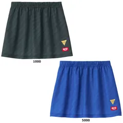 ヴィクタス VICTAS 卓球 V-SK504 ユニフォーム 試合用 ゲームスカート スコート レプリカ 吸汗 速乾 JTTA公認 レディース 2025年全日本卓球選手権 ボトムス  522502 1000 ブラック