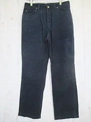 80's　ヴィンテージ　Lee　リー　コーデュロイパンツ　200　W33xL30　ネイビー　USA製　＃437