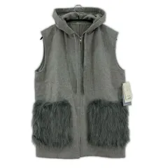 MilaOwen ミラオーウェン ファー付きベスト ノーカラーフェイクファーベスト(ベスト)｜アウター｜Mila Owen（ミラ