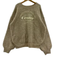 美品  Classical Elf クラシカルエルフ タグ付き プリント クルーネックニット sizeL/ベージュ