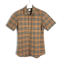 S バーバリー チェック 半袖 シャツ