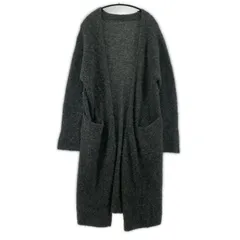 N.Natural Beauty Basic  エヌナチュラルビューティベーシック アルパカ混 ロングカーディガン sizeM/グレー