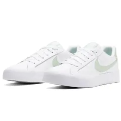 [ナイキ] コート ロイヤル AC W COURT ROYALE AC スニーカー シューズ ホワイト/ピスタチオフロスト AO2810-111 日本国内正規品 24.0cm [ホワイト/ピスタチオフロスト] [24.0 cm]
