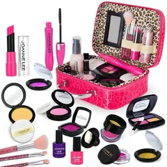 メイクセット お化粧セット おままごとセット メイク おもちゃ こども メイクセット お化粧 女の子 メイクごっこ遊び 21PCS ドレッサーおもちゃ 収納トランク かわいい コスメおもちゃ クリスマス プレゼント子供の日 お誕生日