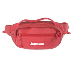 【中古品】Supreme シュプリーム 23AW LEATHER WAIST BAG RED 23年秋冬 レザー ウエスト バッグ カバン 【188-251210-rt-20-tag】