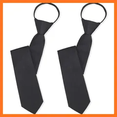 【新品】 [Segarty] ワンタッチネクタイ 黒色無地柄タイプ 3本セット 50cm長さ 7cm幅 1200針 メンズ 三秒装着ネクタイ ネクタイワンタッチ 簡単ネクタイ 瞬間ネクタイ プレゼント ギフト おしゃれ 苦しくない 結ばない ビジネス 就活 0