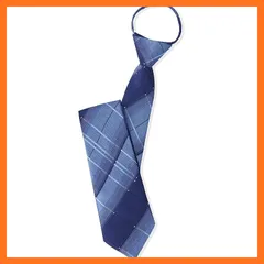 【新品】 [Segarty] ワンタッチネクタイ 紺色チェック柄 長さ55cm 幅8cm 960針 メンズ 三秒装着ネクタイ ネクタイワンタッチ 簡単ネクタイ 瞬間ネクタイ プレゼント ギフト おしゃれ 苦しくない 結ばない ビジネス 就活 面接 結婚式  0