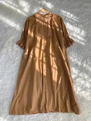 Samansa Mos2 7分袖　シャツロングワンピース　サイズ　Free