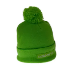 adidas アディダスニットキャップ sizeフリーサイズ/ライトグリーン