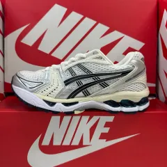 アシックス ゲル-カヤノ 白 シルバー スニーカー