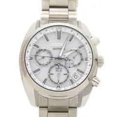 美品 セイコー アストロン SBXC047 5X53-0AJ0 ホワイト SS 白文字盤 GPS ソーラー電波 腕時計 0220 SEIKO