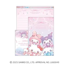 サンリオキャラクターズ　キラキラリボン　レターセット　307166