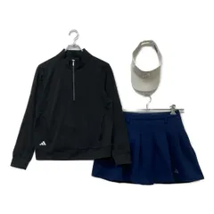 中古 レディース アディダスゴルフ adidas GOLF コーディネートセット M 初ラウンド コースデビュー バイザー付き