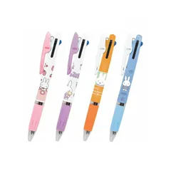 ミッフィー ジェットストリーム 3色 ボールペン 赤 黒 青 文房具 ステーショナリー 筆記用具 会社 学校 ペン