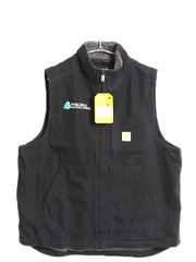 Carhartt カーハート ダックベスト L ブラックモックネック V33 - メルカリ