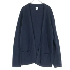 GAP ギャップ 長袖 コットン ニットカーディガン L ネイビー レディース 古着