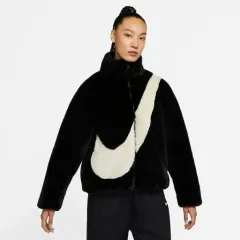 ナイキ シェルパ フリース ファー ジャケット ブラック xl