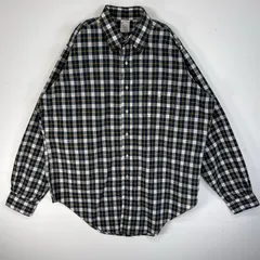 古着 80's/80年代 ヴィンテージ ブルックスブラザーズ Brooks Brothers 長袖シャツ Makers USA製 チェック L  ブルー系 マルチカラー メンズ