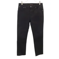 美品 Nudie Jeans ヌーディージーンズ シンフィン デニムパンツ W31 ブラック THIN FINN メンズ 古着