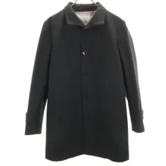 TAKEO KIKUCHI タケオキクチ ライナー付き ステンカラーコート 2 ネイビー メンズ 古着