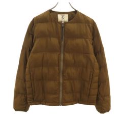 AIGLE エーグル サーモライト 中綿ジャケット M ブラウン メンズ 古着