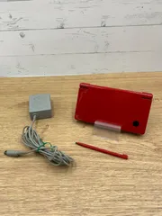 【動作OK・安心補償】ニンテンドー DSi 本体 レッド TWL-001 純正アダプター付属 1210-216